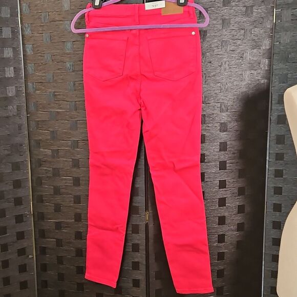 NWT Judy Blue Red High Waist Jeans Size 27 - Picture 6 of 12